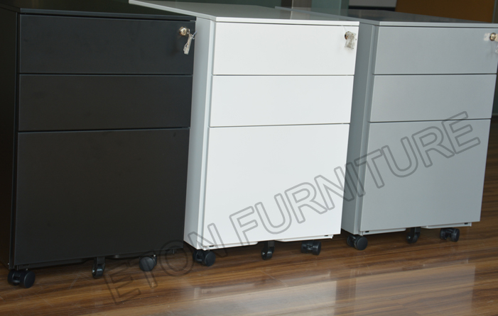mobile file cabinet can movable under office desk