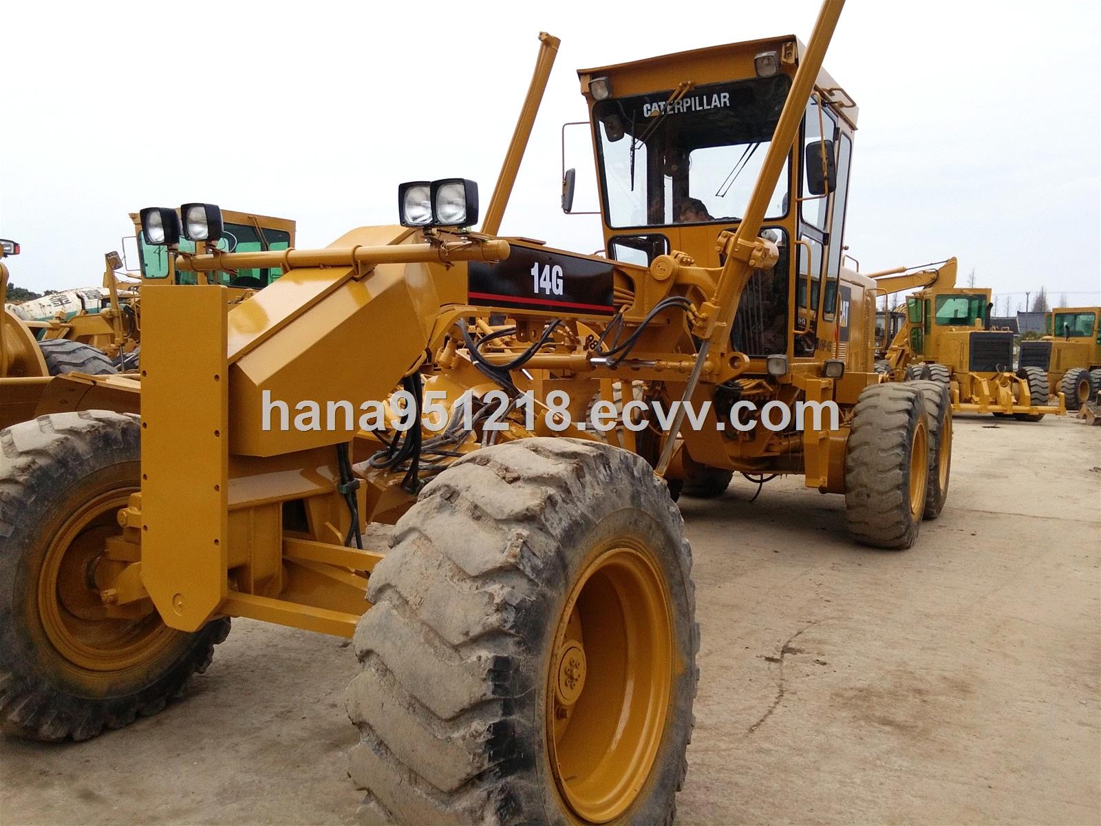 Used Caterpillar  14G  MOTOR  GRADER  with Scarifier in Cheap 