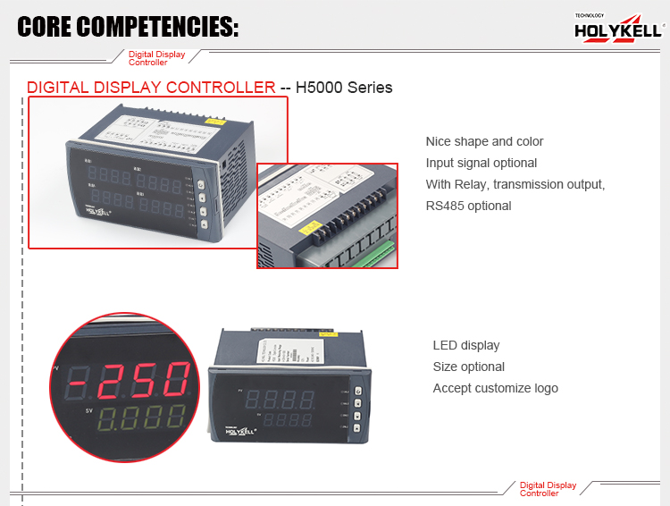 HOLYKELL Beautiful appearance H5100 Series singleloop digital temperature controller for incubator