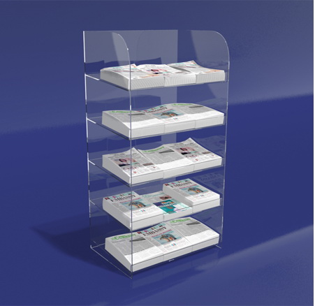 acrylic brochure Leaflet Magazine newpaer display rack