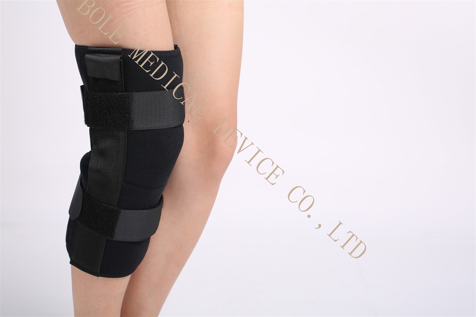 Adjustable elastic waterproof neoprene hinged knee Strap brace Knee Support orthopedic