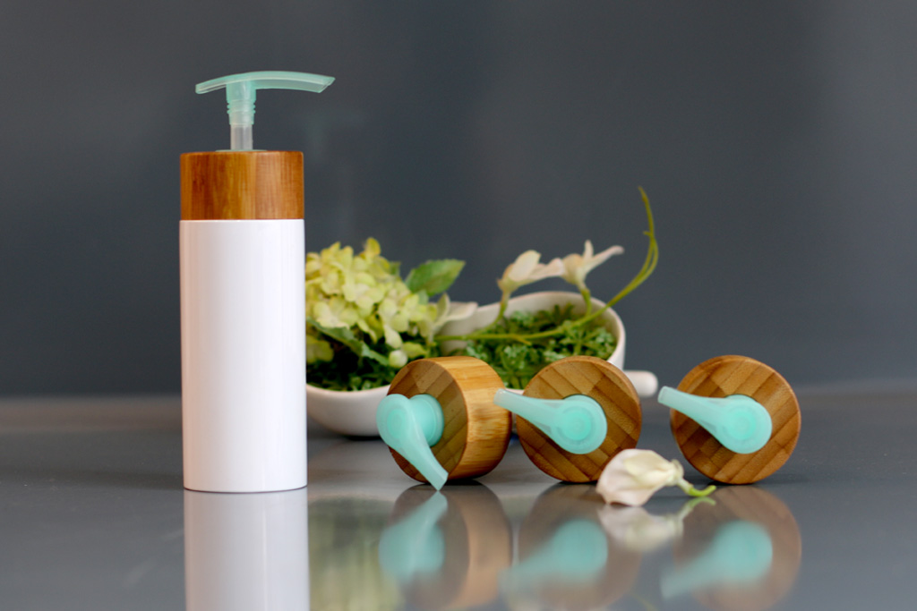 Bamboo Emulsion Lotion Bottle With Wooden Cap