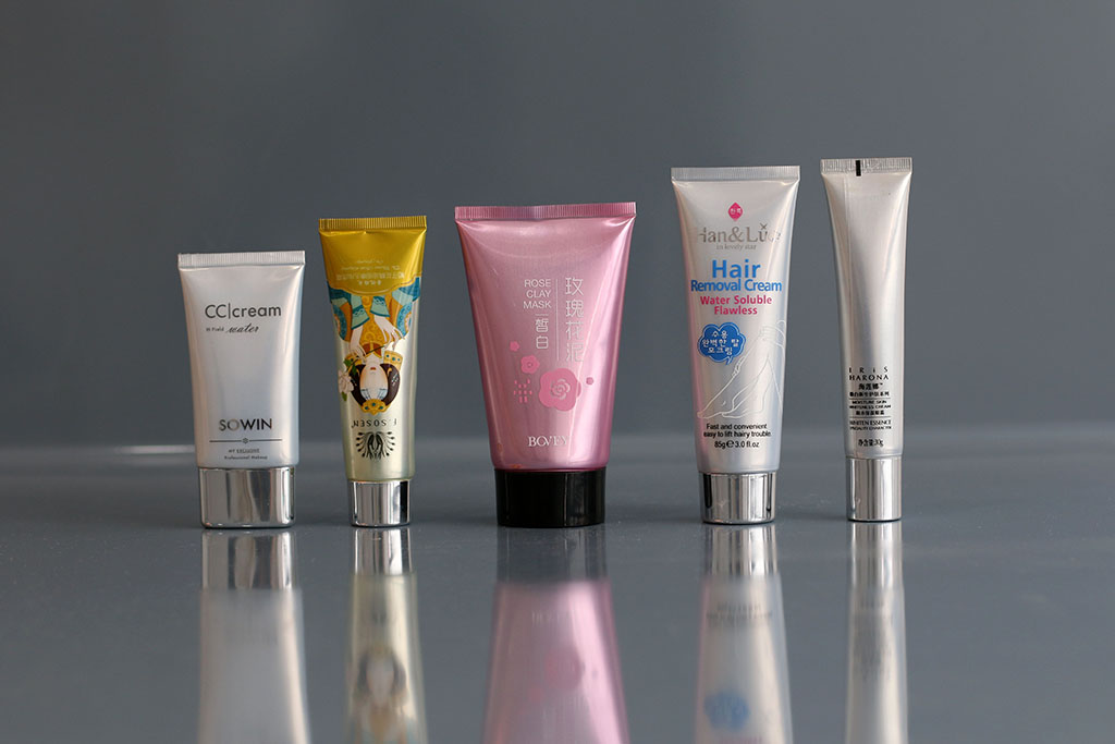 Glossy Aluminum Plastic Tube For Hand Cream