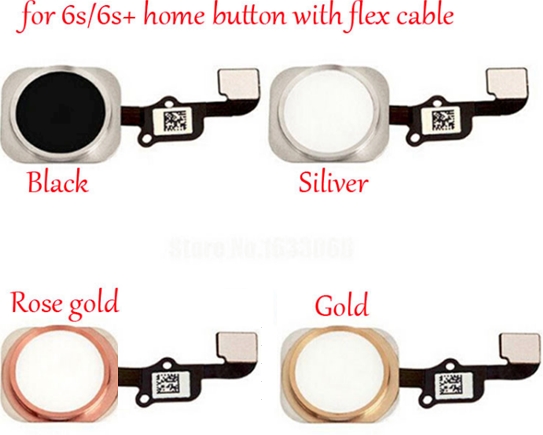 High quality cell phone Home button Flex Cable with Touch ID Fingerprint Sensor