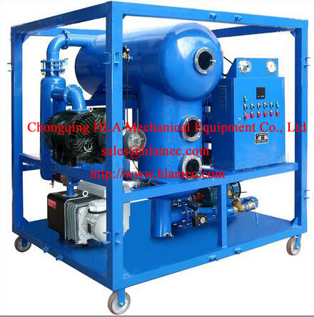 DOUBLE STAGES VACUUM INSULATION OIL PURIFIER OIL REGNERATION OIL TREATMENT PLANT