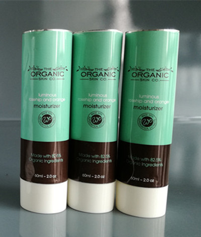 Aluminum Cosmetic Tube with Round Cap