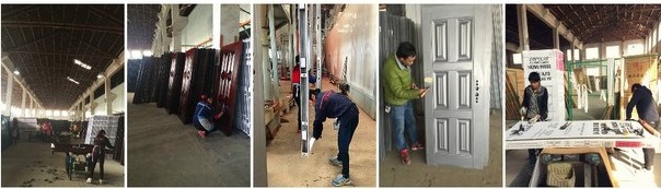 steel securty glass door