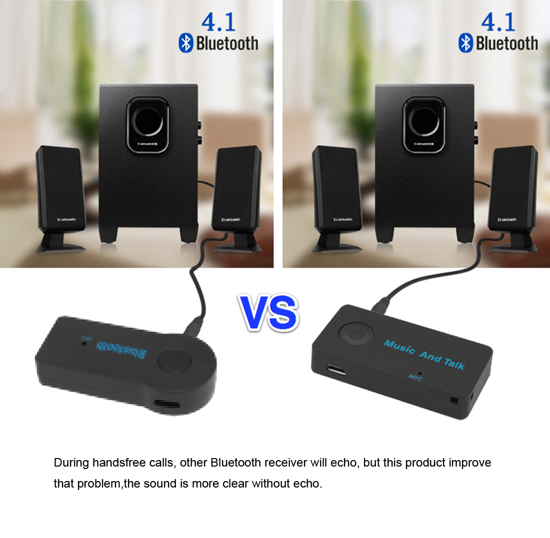 China supply 120mah V30 bluetooth handsfree H2 Car Bluetooth Receiver