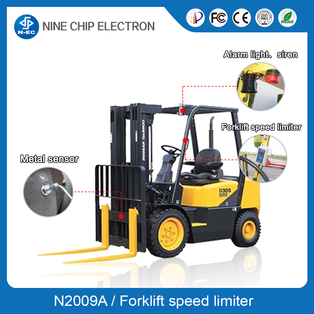 Forklift overspeed alarm Top speed limiter