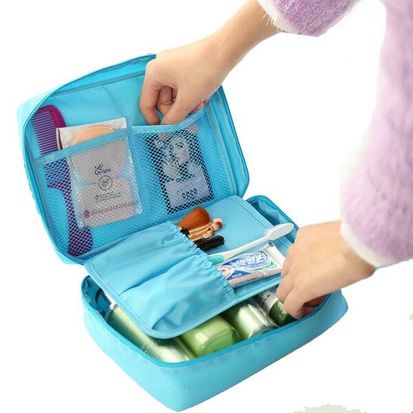 Fashion Women Travel Cosmetics Toiletry Wash Bag