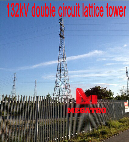 Megatro 132KV DOUBLE CIRCUIT LATTICE TOWER
