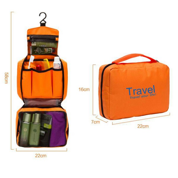 Travel Foldable Hanging Toiletry Bag for Women