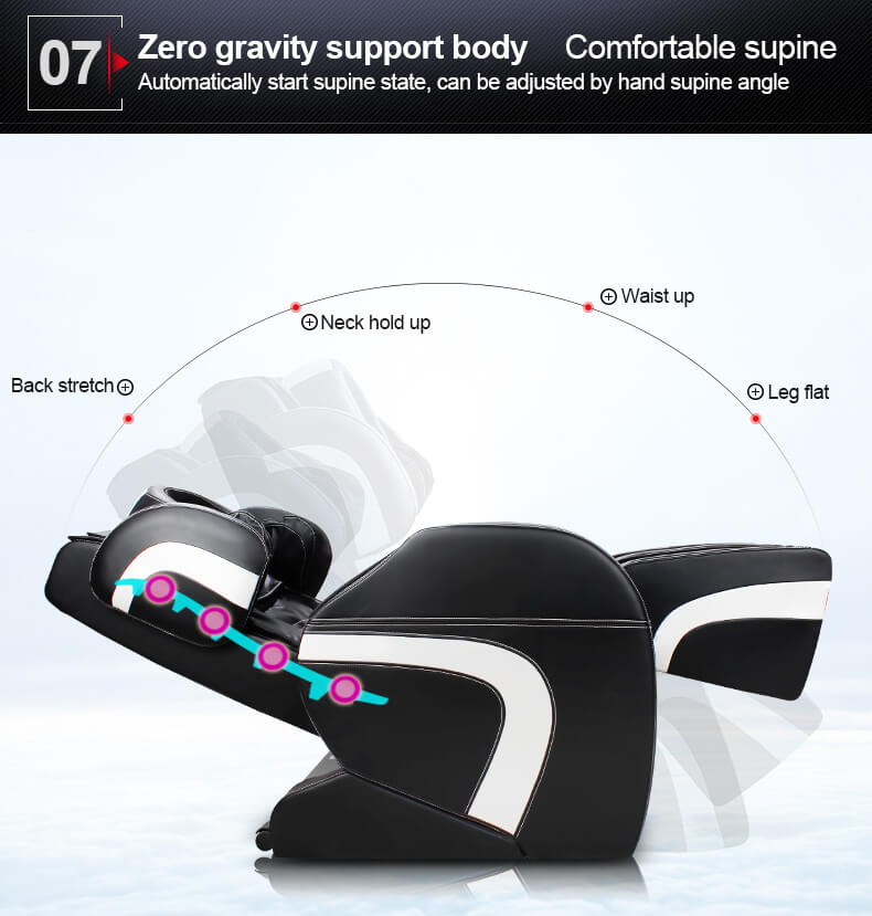 Wholesale The Best 3D Zero Gravity ampFoot Roller Massage Chair