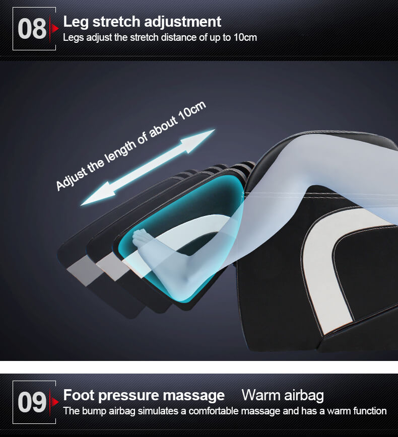 Wholesale The Best 3D Zero Gravity ampFoot Roller Massage Chair