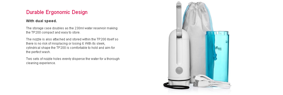 New Travel Portable Bidet ABS with Electric USB charge portable bidet for children woman and travel