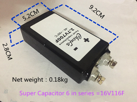 27V super capacitor 700F 16VMotor Running Capacitor