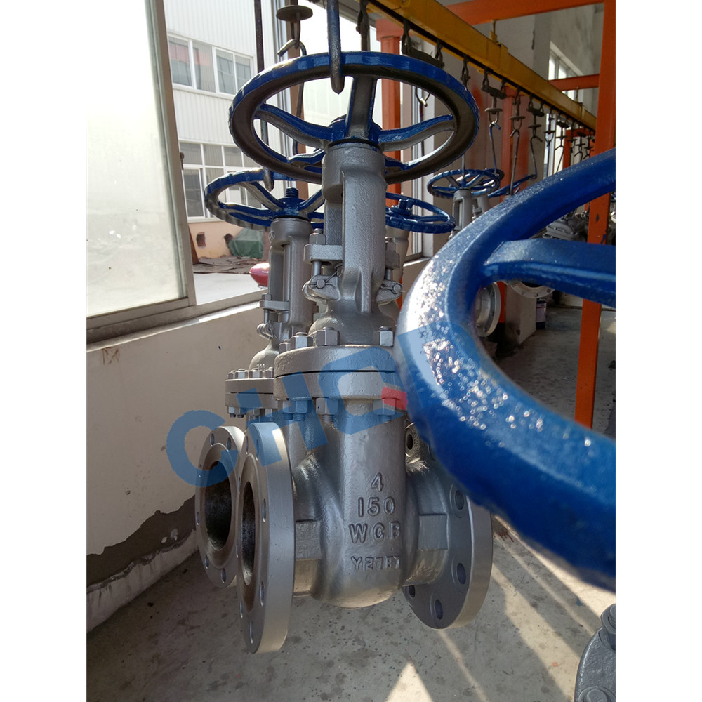API 600 Cast Steel A216 Gr Wcb Flanged Raised Face Gate Valve