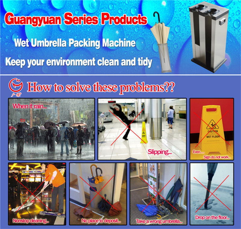 innovative hotel products umbrella bag machine