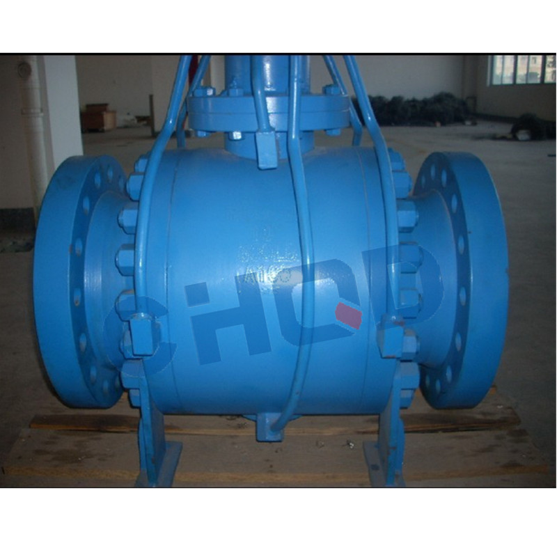 API6D Forged stainless steel trunnion mounted ball valve