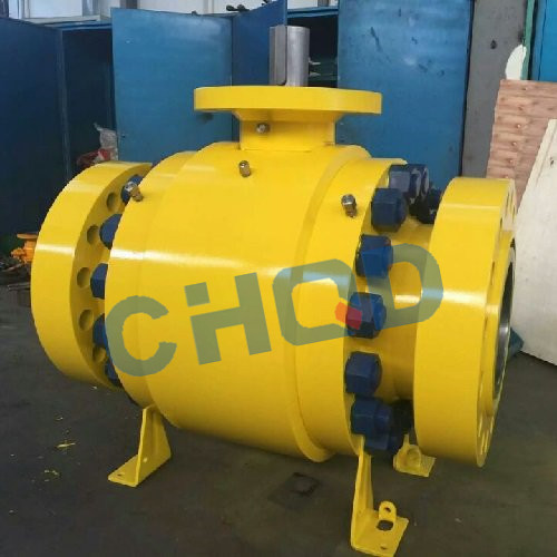 tungsten carbide hard faced metal seat ball valve