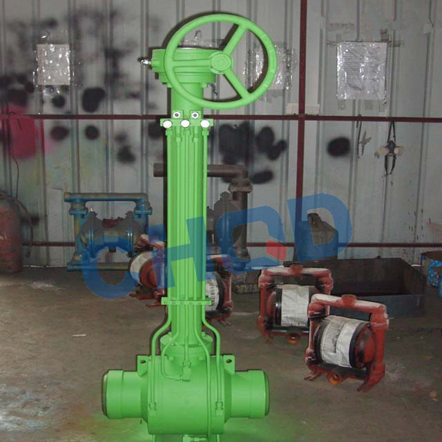 trunnion mounted gear operated A216 WCB Cryogenic ball valve