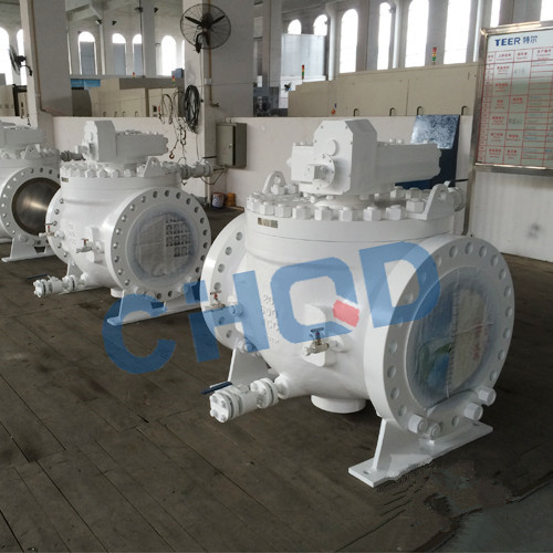 top mounted flanged top entry ball valve