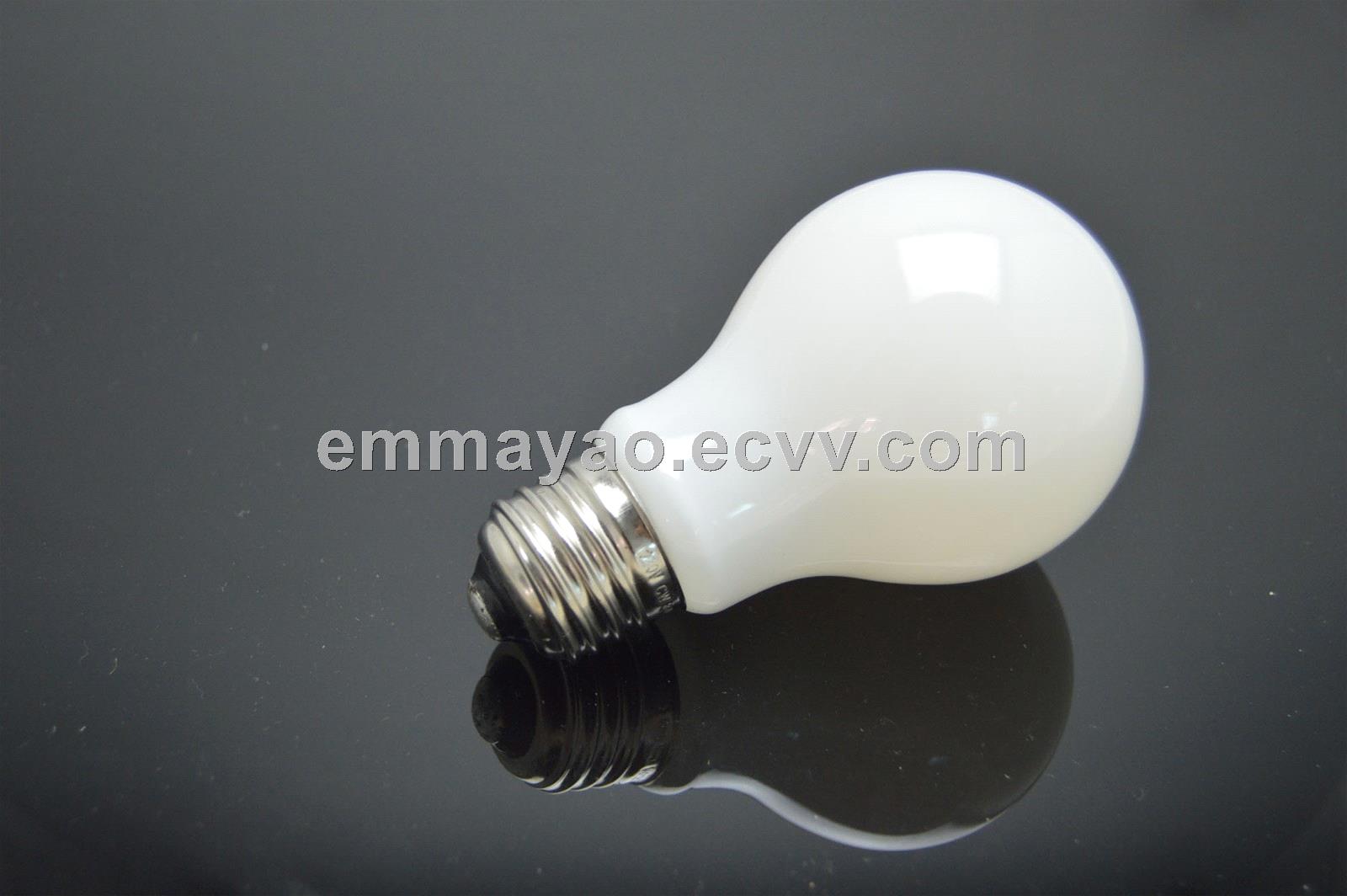 G125 GLOBAL LED filament bulb with milky white glass CE approved
