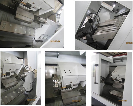 Slant bed type servo CNC lathe machine for sale