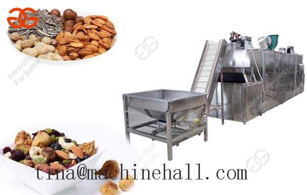 Continuous Peanut Drying MachineGroundnut Roasting Machinery