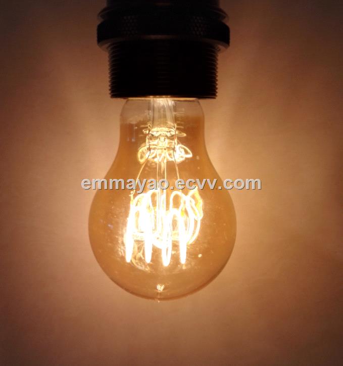 Soft led filament spiral bulb warm white light bulb