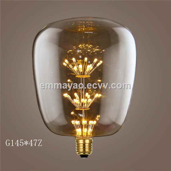 Festoon LED bulb decoration for courtyard indoor outdoor RGB color light bulb