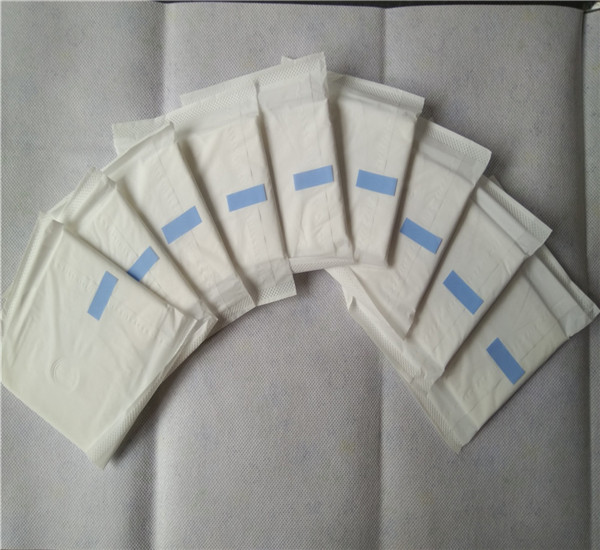 sanitary napkin with cotton surface japan SAP breathable bottom film
