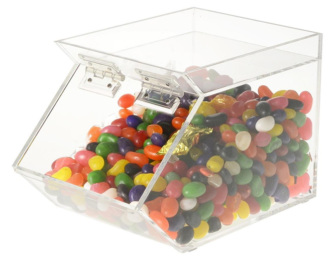 acrylic storage for cookie candy