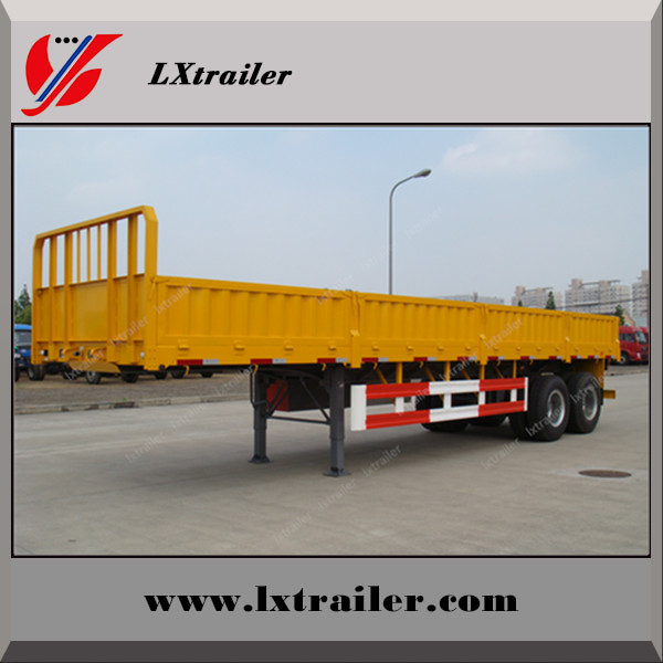 China factory selling 3 Axles 50Tons side wall cargo semi trailer for sale