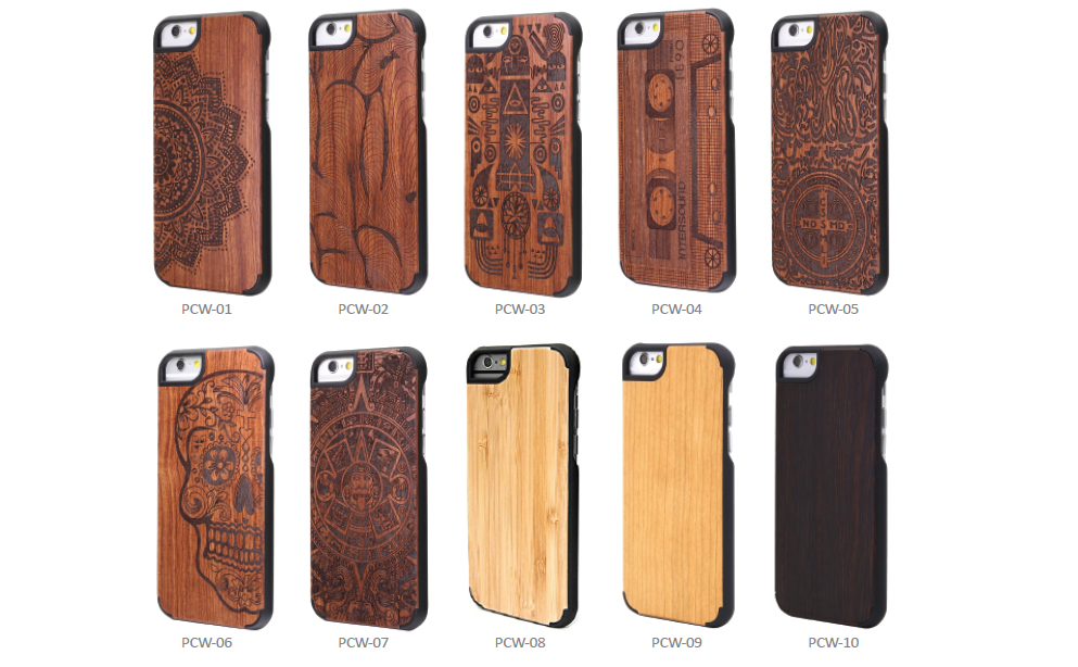 For iPhone 6siPhone7 Plus Aluminum Wooden Case Aluminum Series