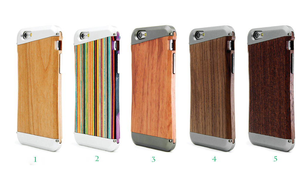 For iPhone 6siPhone7 Plus Aluminum Wooden Case Aluminum Series