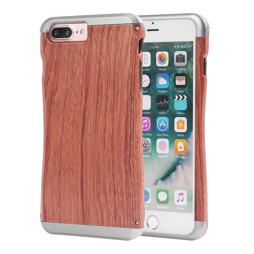 For iPhone 6siPhone7 Plus Aluminum Wooden Case Aluminum Series