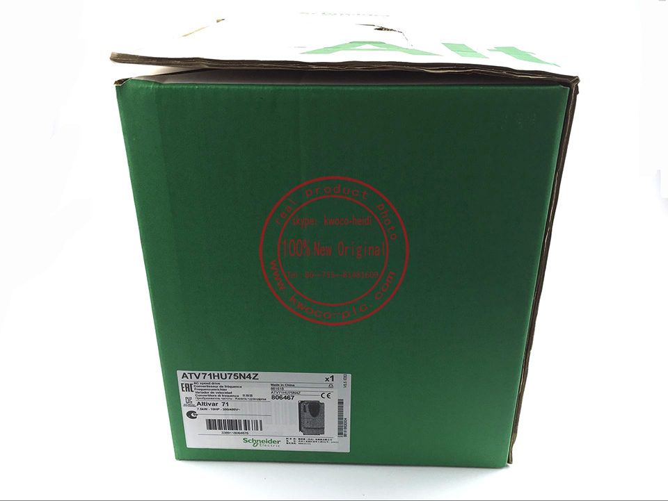 Schneider AC speed drive ATV71HU75N4Znew original with one year warranty
