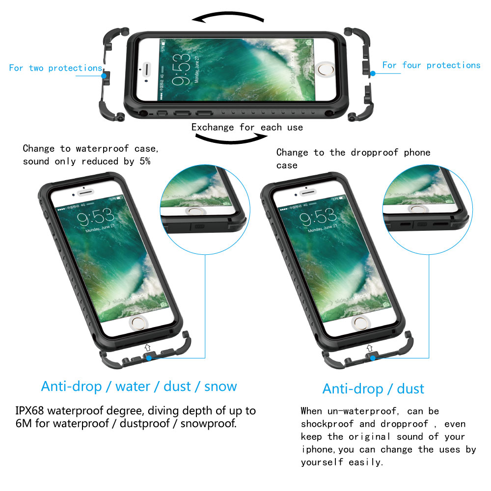 iPhone 6 plus waterproof case