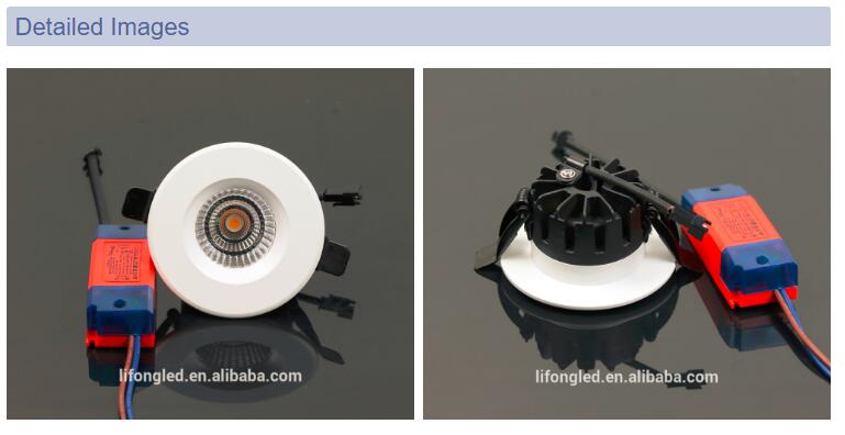 Recessed LED COB downlight 7w 9w