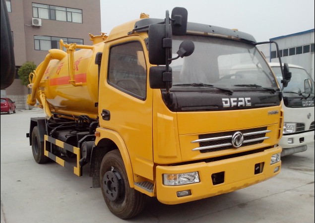 2017 new JDF5090GXW vacuum suction washer truck with 7cbm sewage tank