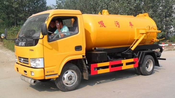 2017 new JDF5090GXW vacuum suction washer truck with 7cbm sewage tank