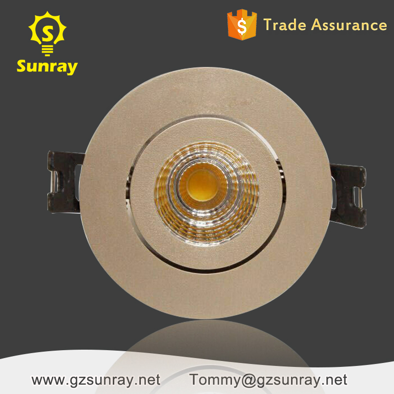 Aluminum adjustable 9w 15w dimmable recessed led downlight 5w low price cob led down light