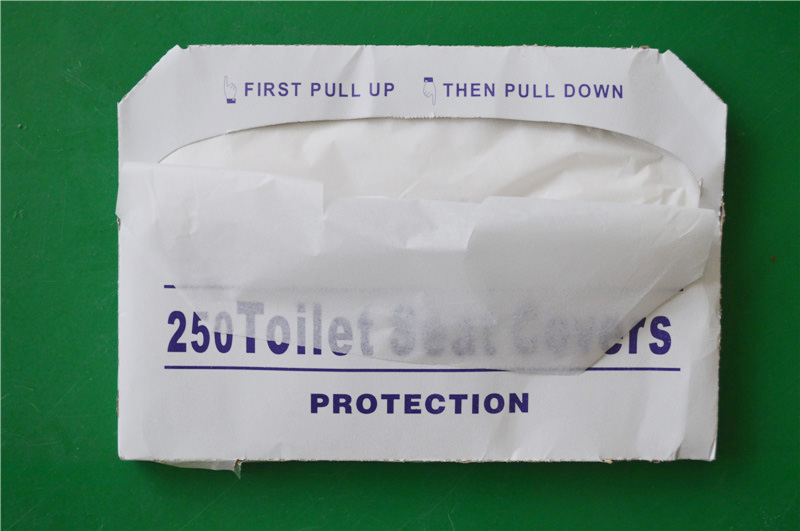Disposable Hygienic Paper 12 fold Toilet Seat Paper Covers