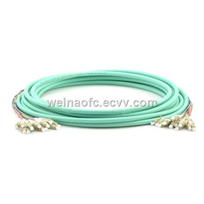 Fiber Optic Distribution Patch Cord Cable 12 cores LCLC OM3 10G PVC LSZH