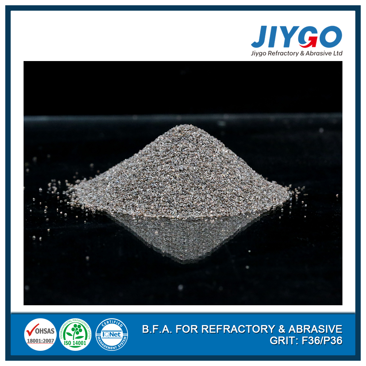 Jiygo Brown Fused Alumina for Abrasives Refractories