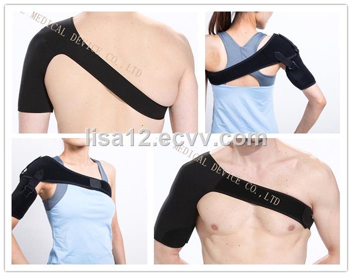 Fully Adjustable Single Shoulder Brace Elastic Wrap Band support