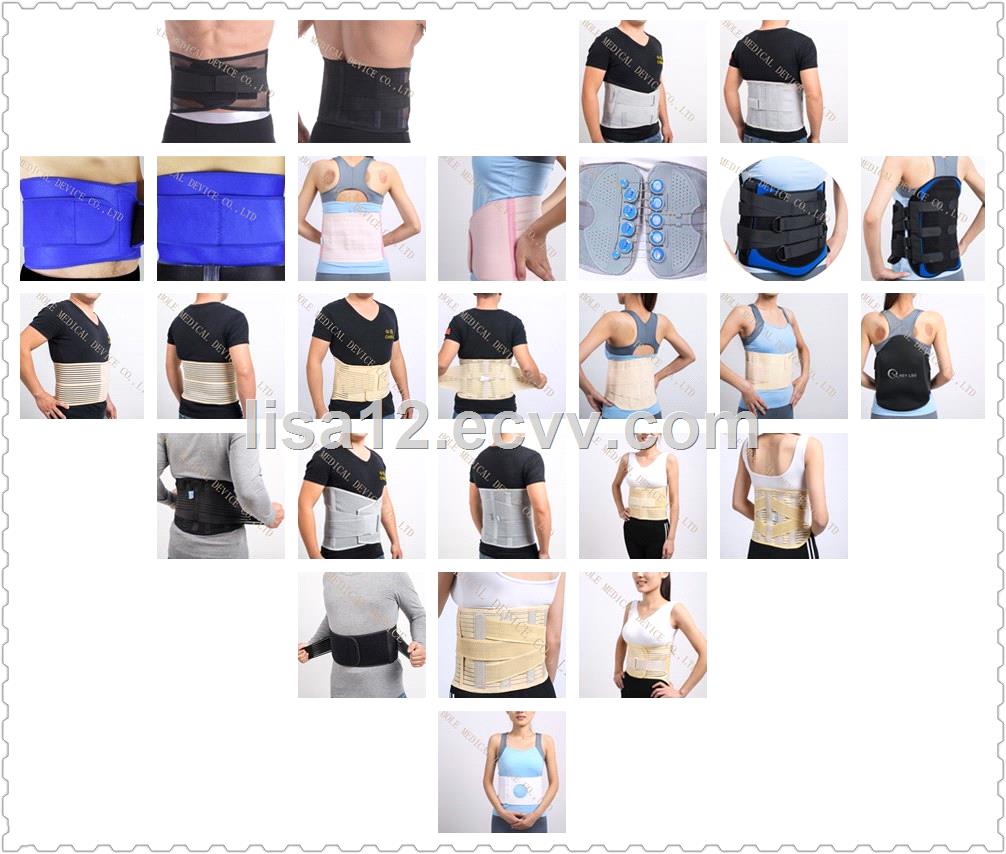 Summer special hot sale Adjustable breathable lumbar waist lower back brace