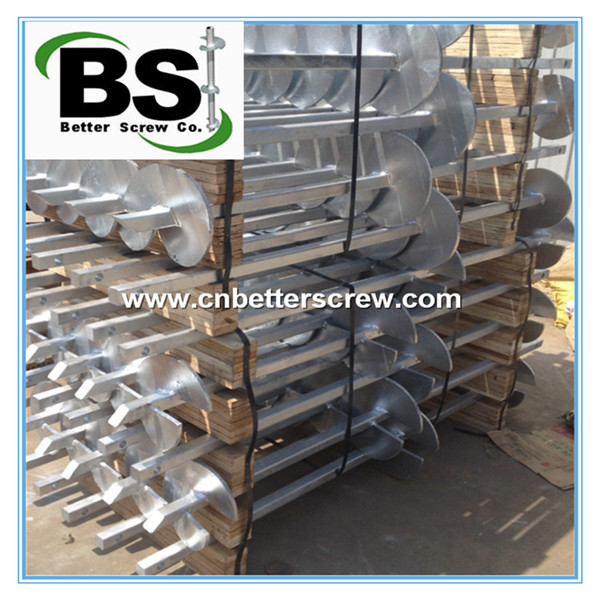 Square Bar Helical Pier for Foundation Repair