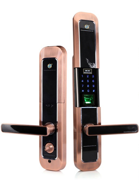 Smart intelligent mechanical key lock home outdoor security lock
